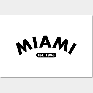 miami est. 1896 Posters and Art